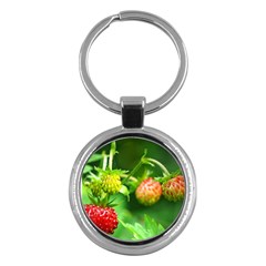 Strawberry  Key Chain (round) by Siebenhuehner