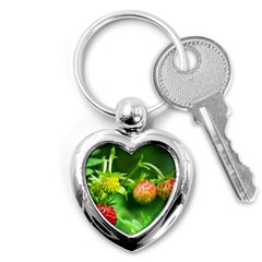 Strawberry  Key Chain (heart) by Siebenhuehner