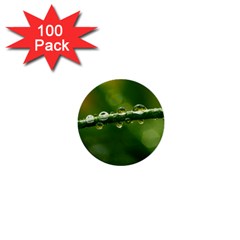 Waterdrops 1  Mini Button (100 Pack) by Siebenhuehner