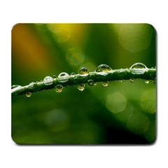 Waterdrops Large Mouse Pad (rectangle) by Siebenhuehner