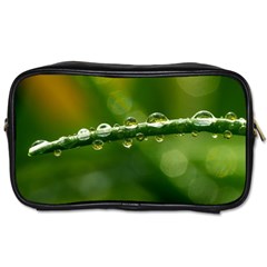 Waterdrops Travel Toiletry Bag (two Sides) by Siebenhuehner