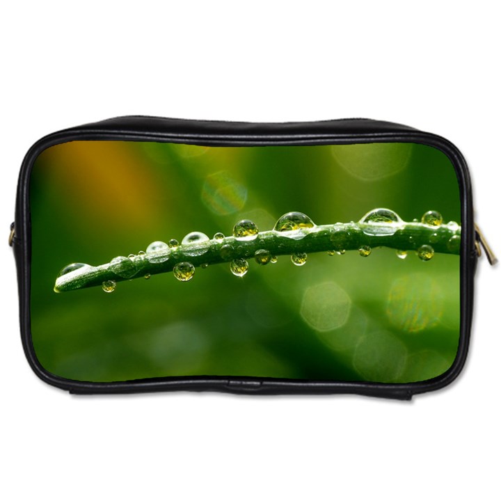 Waterdrops Travel Toiletry Bag (Two Sides)