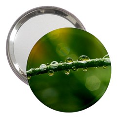 Waterdrops 3  Handbag Mirror by Siebenhuehner