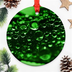 Waterdrops Round Ornament by Siebenhuehner