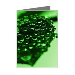 Waterdrops Mini Greeting Card by Siebenhuehner