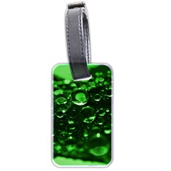 Waterdrops Luggage Tag (two Sides) by Siebenhuehner