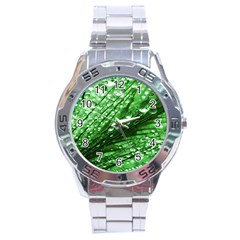 Waterdrops Stainless Steel Watch (men s) by Siebenhuehner