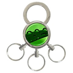 Waterdrops 3-ring Key Chain by Siebenhuehner