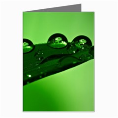 Waterdrops Greeting Card by Siebenhuehner