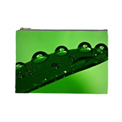 Waterdrops Cosmetic Bag (large) by Siebenhuehner