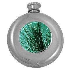 Waterdrops Hip Flask (round) by Siebenhuehner