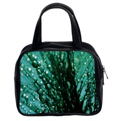 Waterdrops Classic Handbag (two Sides) by Siebenhuehner