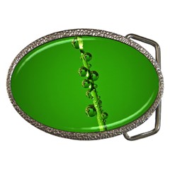 Waterdrops Belt Buckle (oval) by Siebenhuehner