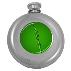 Waterdrops Hip Flask (round) by Siebenhuehner