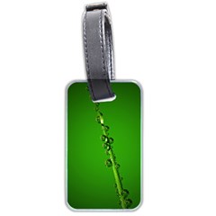 Waterdrops Luggage Tag (two Sides) by Siebenhuehner