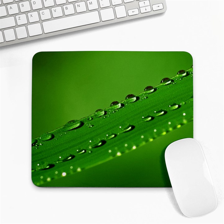 Waterdrops Large Mouse Pad (Rectangle)