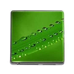 Waterdrops Memory Card Reader With Storage (square) by Siebenhuehner