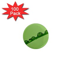 Waterdrops 1  Mini Button Magnet (100 Pack) by Siebenhuehner