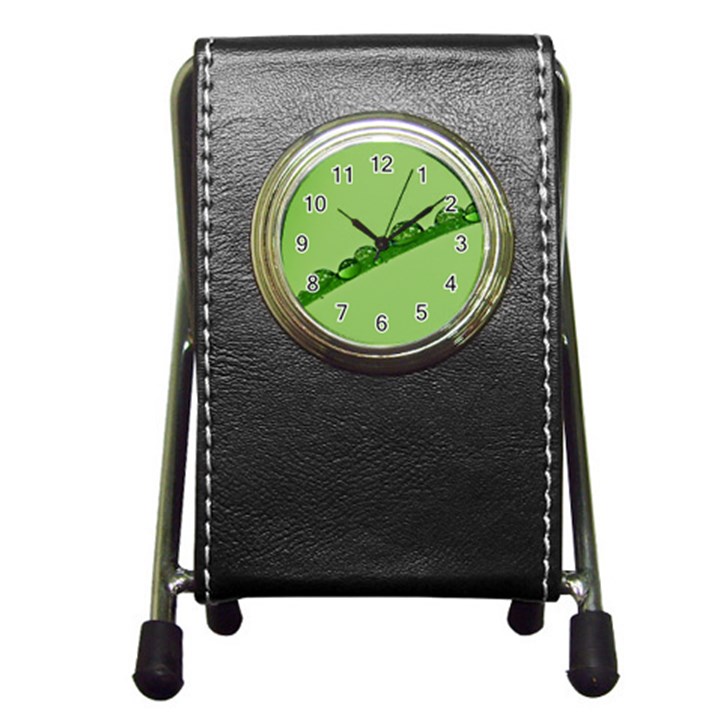 Waterdrops Stationery Holder Clock