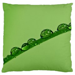 Waterdrops Large Cushion Case (two Sided)  by Siebenhuehner