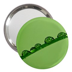 Waterdrops 3  Handbag Mirror by Siebenhuehner