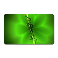 Waterdrops Magnet (rectangular) by Siebenhuehner