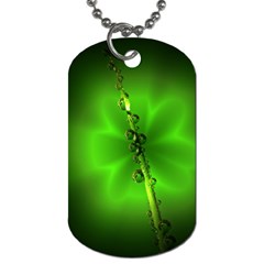 Waterdrops Dog Tag (one Sided) by Siebenhuehner