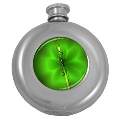 Waterdrops Hip Flask (round) by Siebenhuehner