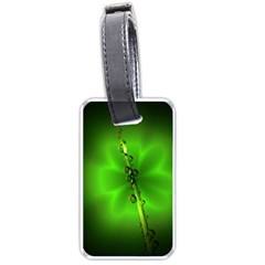 Waterdrops Luggage Tag (one Side) by Siebenhuehner