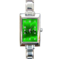 Drops Rectangular Italian Charm Watch by Siebenhuehner