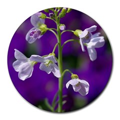 Cuckoo Flower 8  Mouse Pad (round) by Siebenhuehner