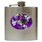 Cuckoo Flower Hip Flask Front