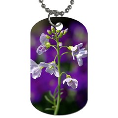 Cuckoo Flower Dog Tag (two-sided)  by Siebenhuehner