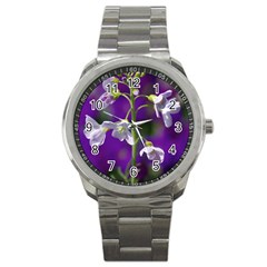 Cuckoo Flower Sport Metal Watch by Siebenhuehner