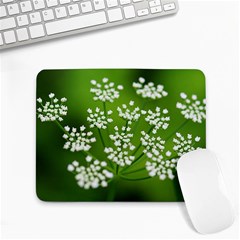 Queen Anne s Lace Small Mouse Pad (rectangle) by Siebenhuehner