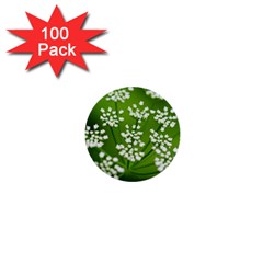 Queen Anne s Lace 1  Mini Button (100 Pack) by Siebenhuehner