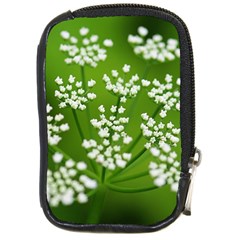 Queen Anne s Lace Compact Camera Leather Case by Siebenhuehner