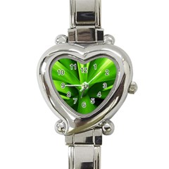 Yucca Palm  Heart Italian Charm Watch  by Siebenhuehner