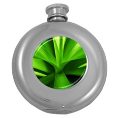 Yucca Palm  Hip Flask (round) by Siebenhuehner