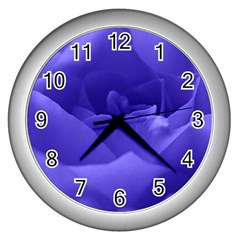 Rose Wall Clock (Silver)