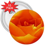 Rose 3  Button (10 pack) Front