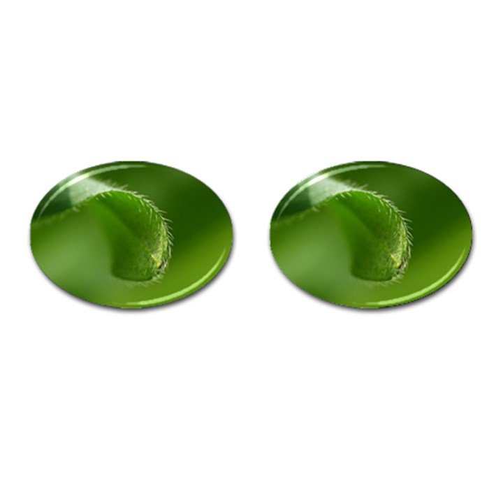 Leaf Cufflinks (Oval)