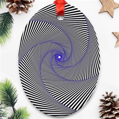 Hypnotisiert Oval Ornament by Siebenhuehner