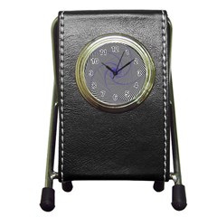 Hypnotisiert Stationery Holder Clock by Siebenhuehner