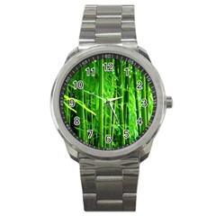 Bamboo Sport Metal Watch by Siebenhuehner