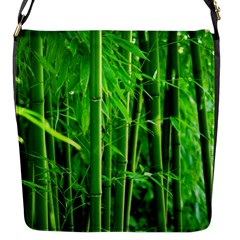 Bamboo Flap Closure Messenger Bag (small) by Siebenhuehner