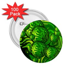 Green Balls  2 25  Button (100 Pack) by Siebenhuehner