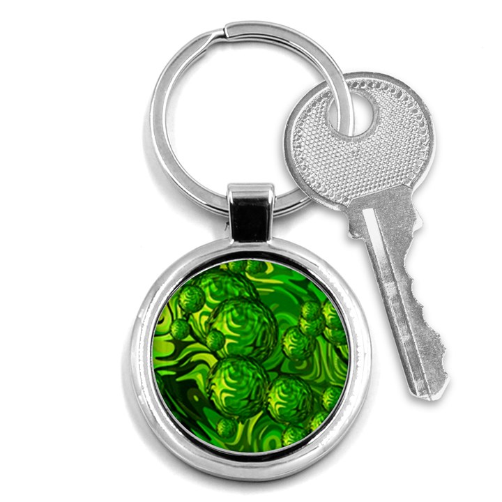 Green Balls  Key Chain (Round)