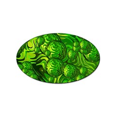 Green Balls  Sticker (oval) by Siebenhuehner