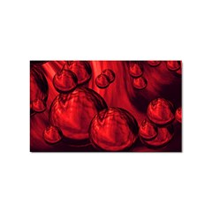 Red Bubbles Sticker 100 Pack (rectangle) by Siebenhuehner